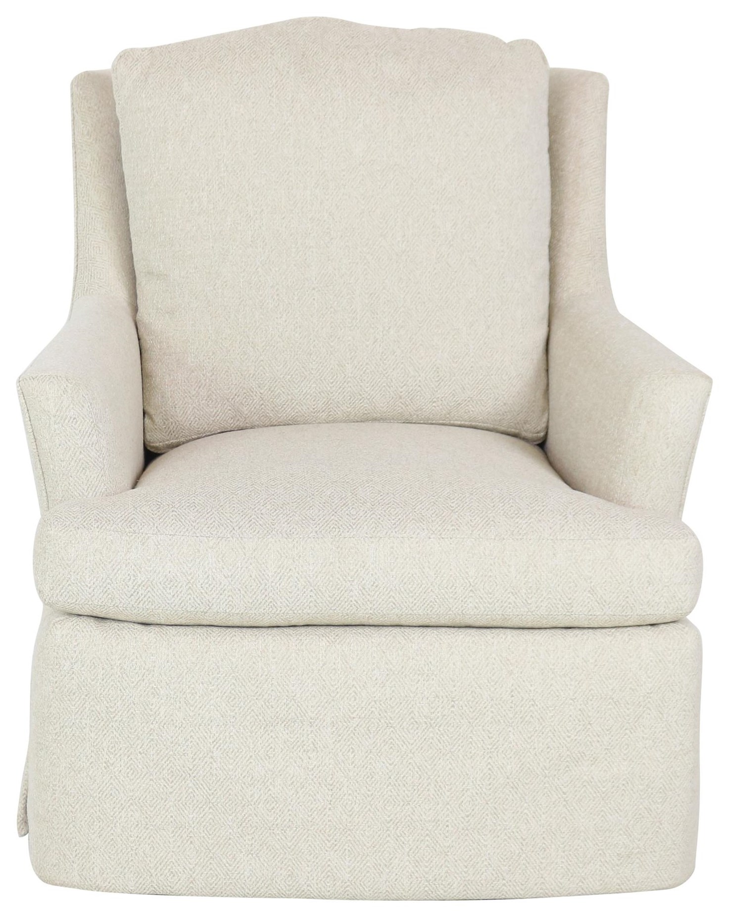 Jessica Charles Fine Upholstered Accents Cagney Swivel Rocker Chair Sprintz Furniture Upholstered Chairs